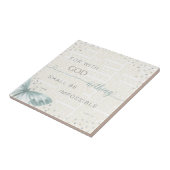 Niets is onmogelijk tegeltje (Zijkant)