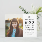 Niets is onmogelijke aankondiging van Afstuderen (Staand voorkant)