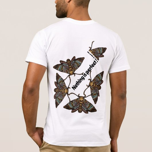 Niets is perfect t-shirt (Achterkant)