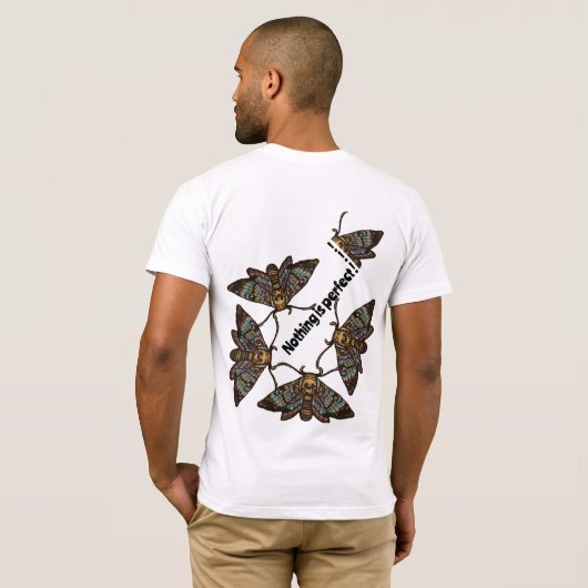 Niets is perfect t-shirt (Achterkant volledig)