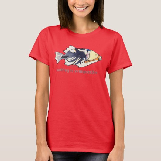 Niets is Swpossible Humuhumunukunukuapua Fish T-shirt (Voorkant)