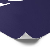 NIETS is te groot voor God Powerful Faith Quote Poster (Hoek)