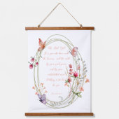 Niets is te moeilijk voor je. hangend wandkleed (Voorkant)