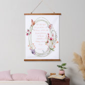 Niets is te moeilijk voor je. hangend wandkleed (Slaapkamer)