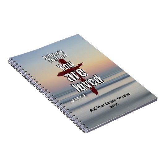 "Niets is veranderd, je bent geliefd" Journal Notitieboek (Rechterzijde)