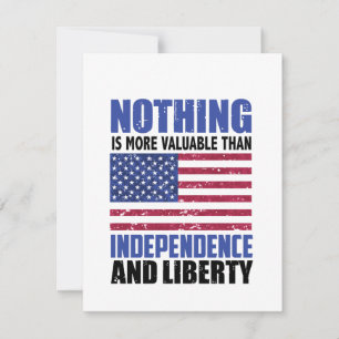 Niets is waardevoller dan onafhankelijkheid en lib