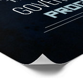 Niets is zo permanent - Friedman Poster (Hoek)