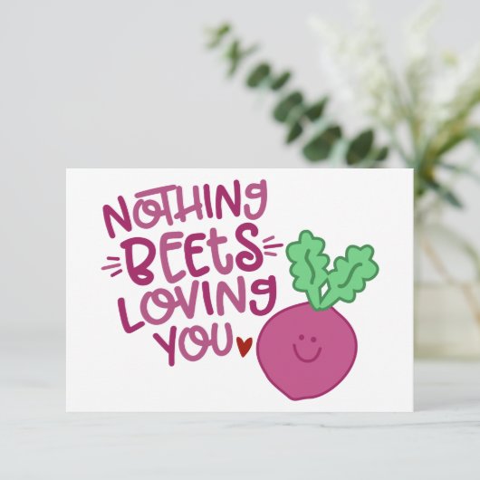 Niets kan beter van je houden kaart (Staand voorkant)