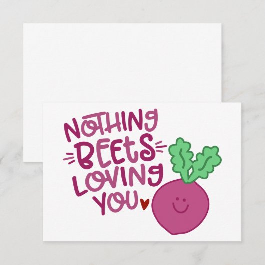 Niets kan beter van je houden kaart (Voorkant / Achterkant)