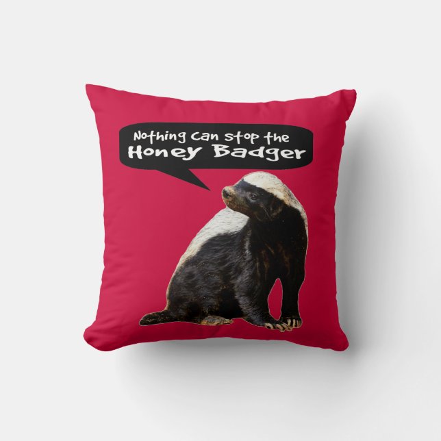 Niets kan de honingbadger tegenhouden. (Hij spreek Kussen (Voorkant)