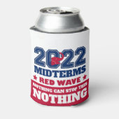 Niets kan deze Rode Golf 2022 Midterms tegenhouden Blikjeskoeler (Blikje Achterkant)