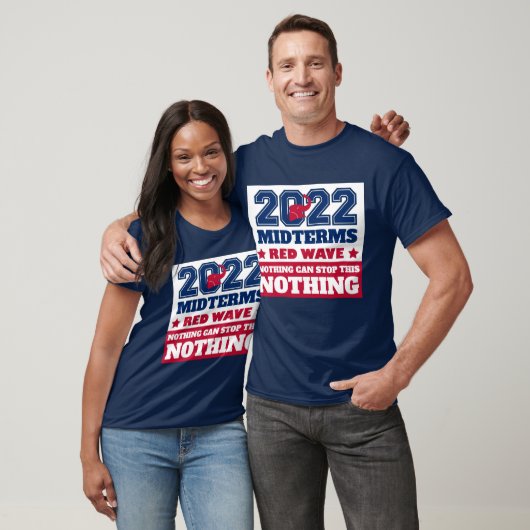 Niets kan deze Rode Golf 2022 Midterms tegenhouden T-shirt (Unisex)