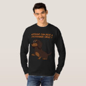 Niets kan een dachshund glimlachen! t-shirt (Voorkant volledig)