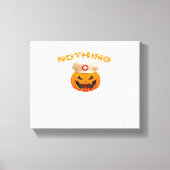 Niets kan een verpleegster bang maken, Halloween S Canvas Afdruk (Voorkant)