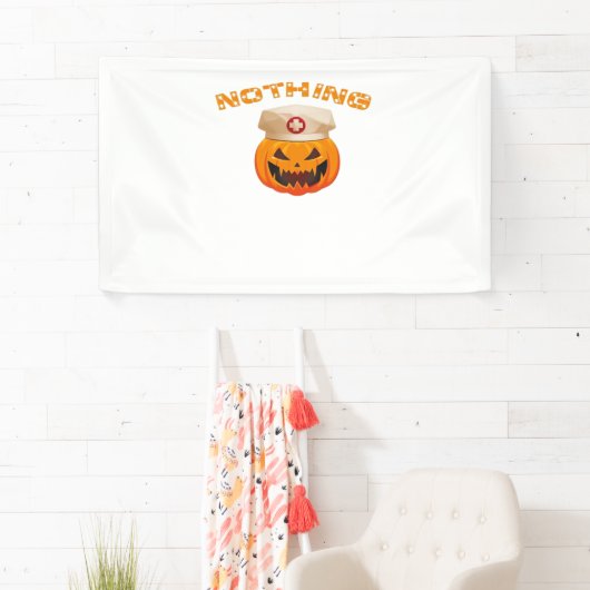 Niets kan een verpleegster bang maken, Halloween S Spandoek (Insitu)