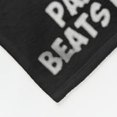 Niets kan Karate Custom Cadeft verslaan Fleece Deken (Hoek)