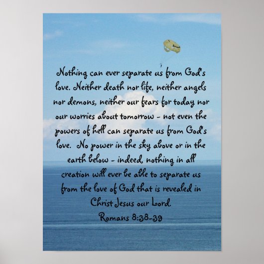 Niets kan ons ooit scheiden van... poster (Voorkant)