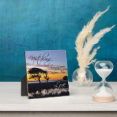 "Niets kan ons scheiden" Christelijk Citaat Plaque Fotoplaat (Insitu)