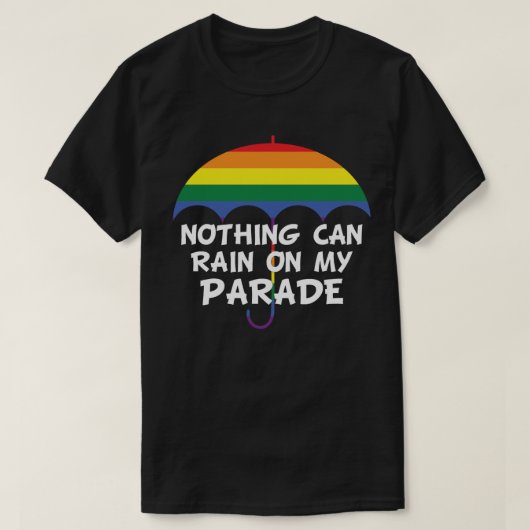 Niets kan op mijn parade overblijven t-shirt (Design voorkant)