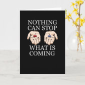 Niets Kan Stoppen Wat Komt Kaart (Gele Bloem)