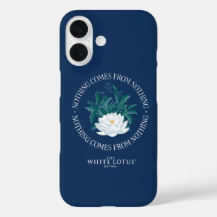Niets komt uit het niets - de witte lotus iPhone 16 hoesje