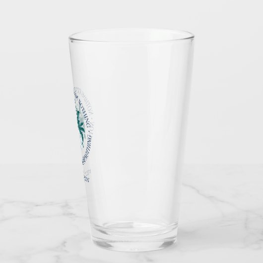 Niets komt uit het niets - de witte lotus glas (Links)