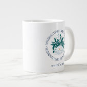 Niets komt uit het niets - de witte lotus grote koffiekop (Voorkant rechts)