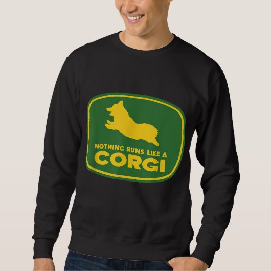 Niets loopt als een Corgi - Funny Farmer Dog Owner Trui (Voorkant)