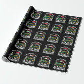 Niets loopt als een Kersttractor van rendieren  Cadeaupapier (Uitgerold)
