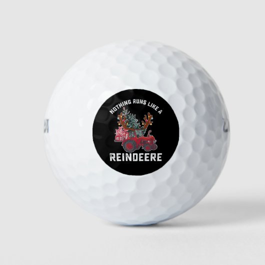 Niets loopt als een rendier golfballen (Voorkant)