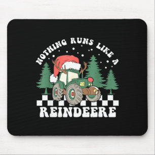 Niets loopt als een rendier Leuke Kerstmis Familie Muismat