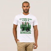 Niets loopt als een rendieren T Shirt ontwerp (Voorkant volledig)