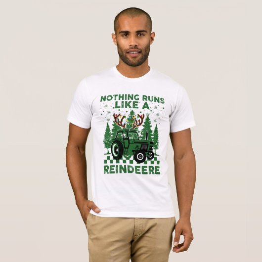 Niets loopt als een rendieren T Shirt ontwerp (Voorkant volledig)