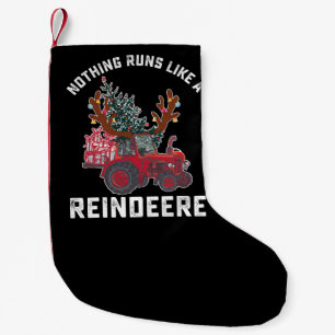Niets loopt als een rendiertrekker rendier kleine kerstsok