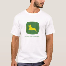 Niets loopt als een T-shirt van Corgi-Mannen