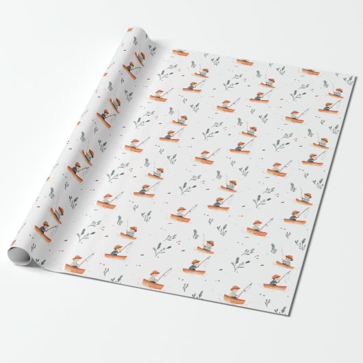 Niets Maakt Een Vis Groter Cadeaupapier (Uitgerold)