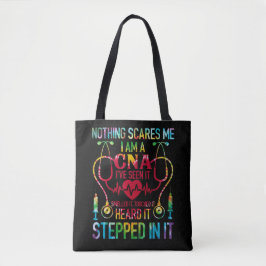 Niets maakt me bang dat CNA Zurse Job Lover CNA Zu Tote Bag