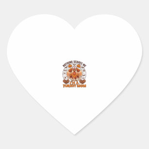 Niets Maakt Me Bang Kalkoen Moeder Halloween Verpl Hart Sticker