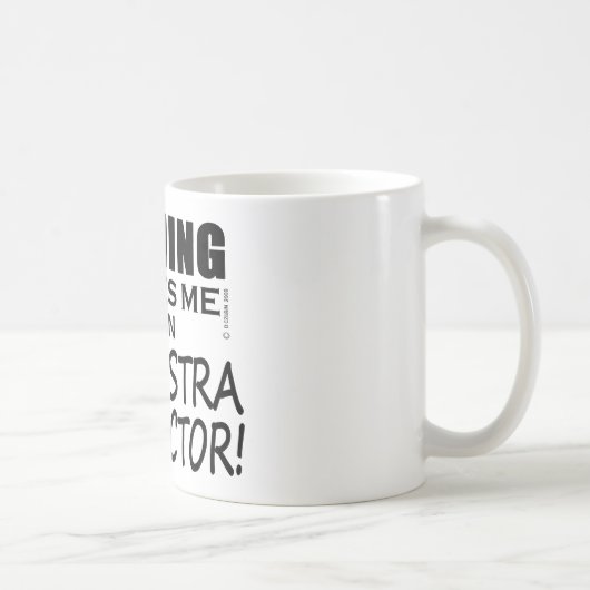 Niets maakt me gek op Orchestra Conductor Koffiemok (Rechts)