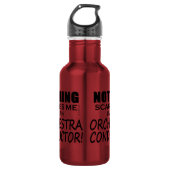 Niets maakt me gek op Orchestra Conductor Waterfles (Voorkant)