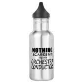 Niets maakt me gek op Orchestra Conductor Waterfles (Links)