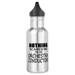 Niets maakt me gek op Orchestra Conductor Waterfles