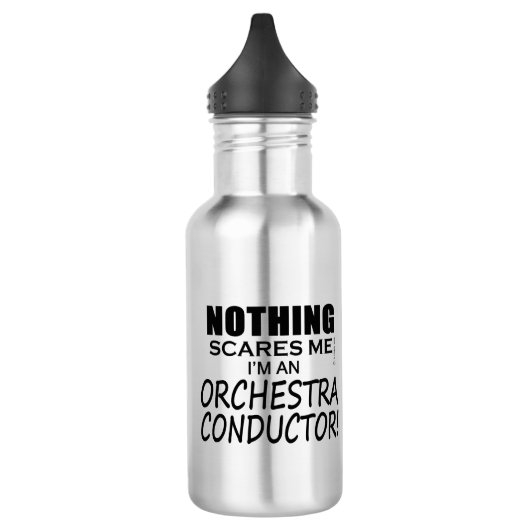 Niets maakt me gek op Orchestra Conductor Waterfles (Links)