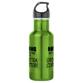 Niets maakt me gek op Orchestra Conductor Waterfles (Voorkant)