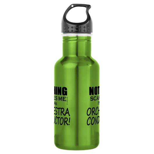 Niets maakt me gek op Orchestra Conductor Waterfles (Voorkant)