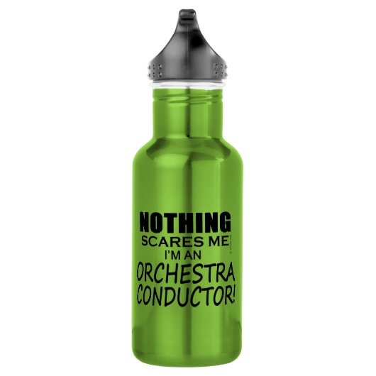 Niets maakt me gek op Orchestra Conductor Waterfles (Rechts)