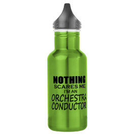 Niets maakt me gek op Orchestra Conductor Waterfles