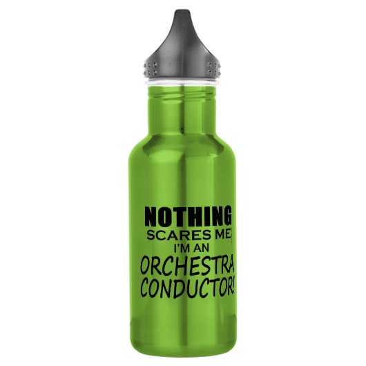 Niets maakt me gek op Orchestra Conductor Waterfles (Links)
