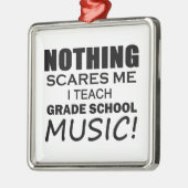 Niets maakt me Graad School Music Metalen Ornament (Links)