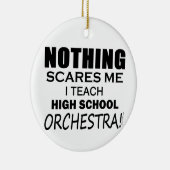 Niets maakt me het High School Orchestra uit Keramisch Ornament (Rechts)